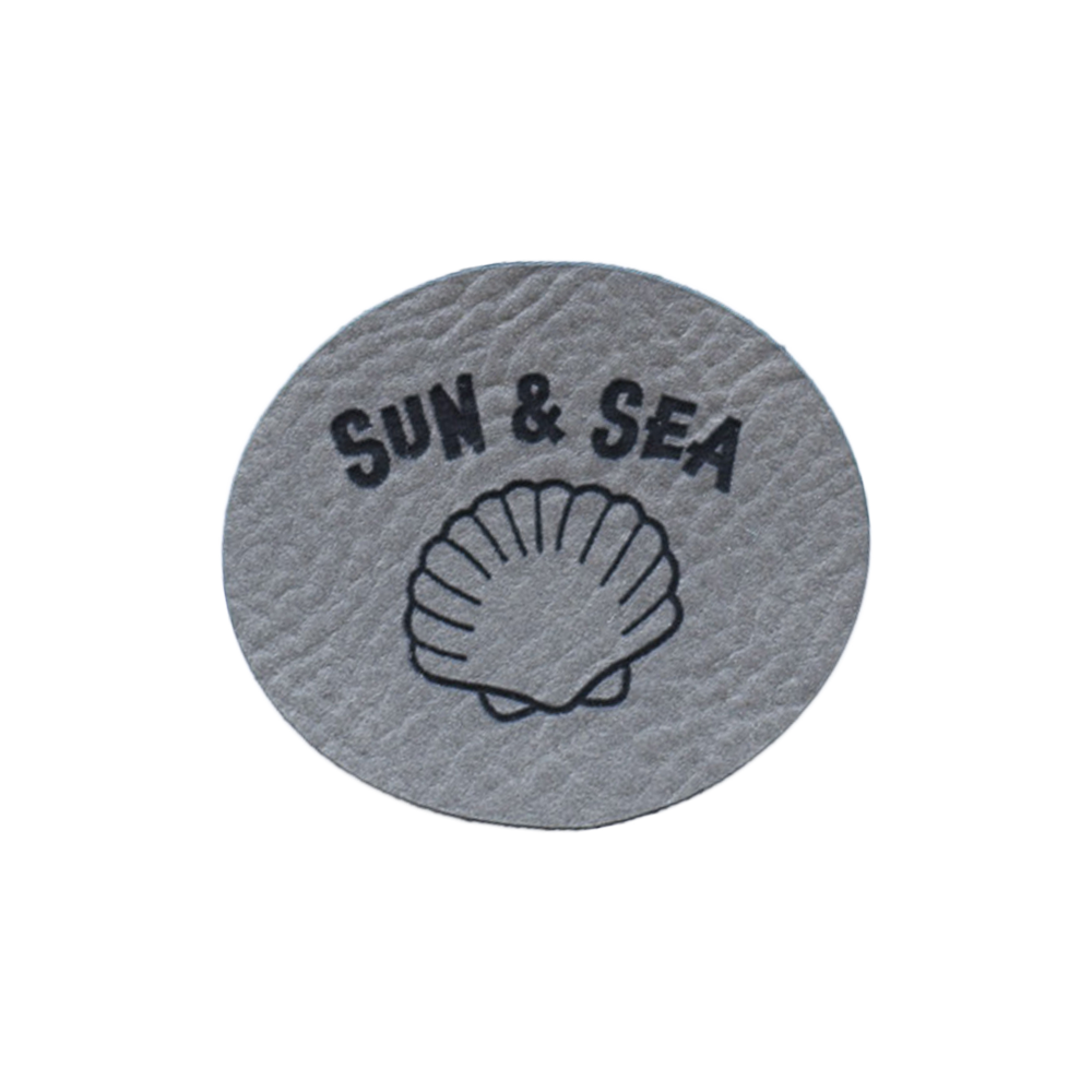 Kunstlederlabel "Sun & Sea"