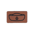 Kunstlederlabel "Matrosenkappe"