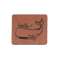 Kunstlederlabel "hello! Pottwal"