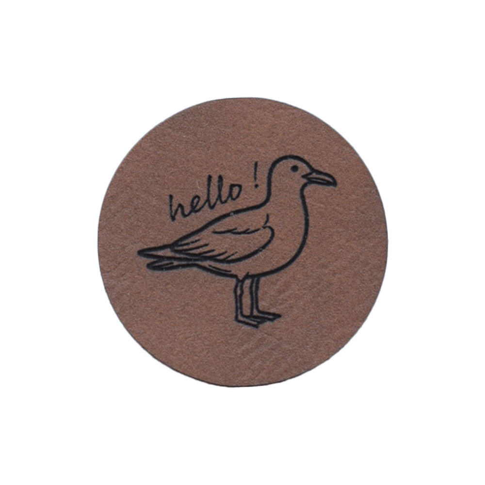 Kunstlederlabel "Möwe"
