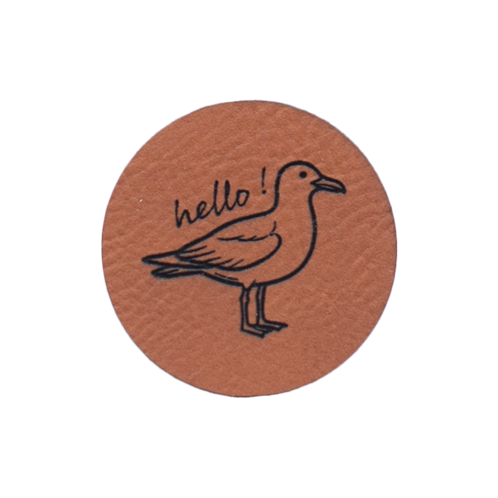 Kunstlederlabel "Möwe"