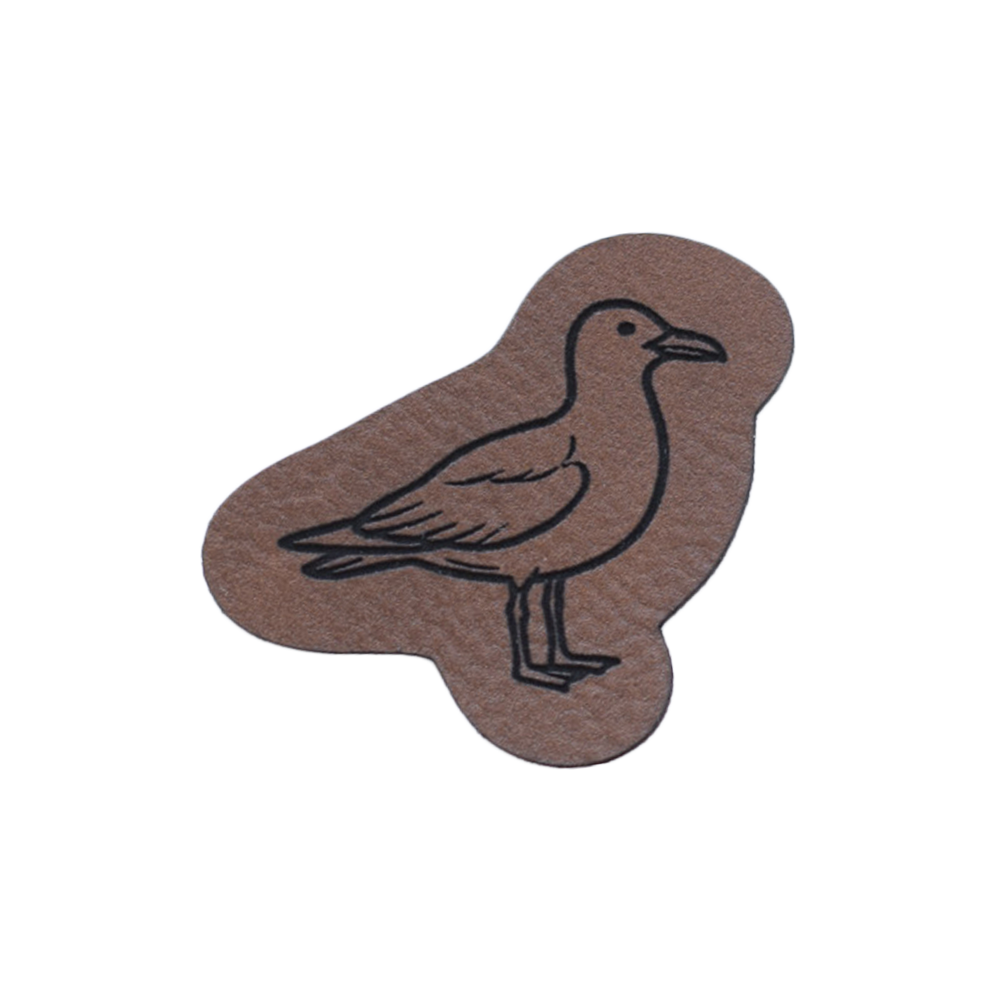 Kunstlederlabel "Möwe"
