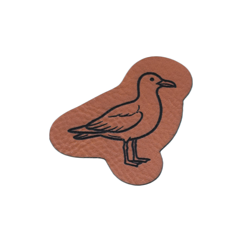 Kunstlederlabel "Möwe"