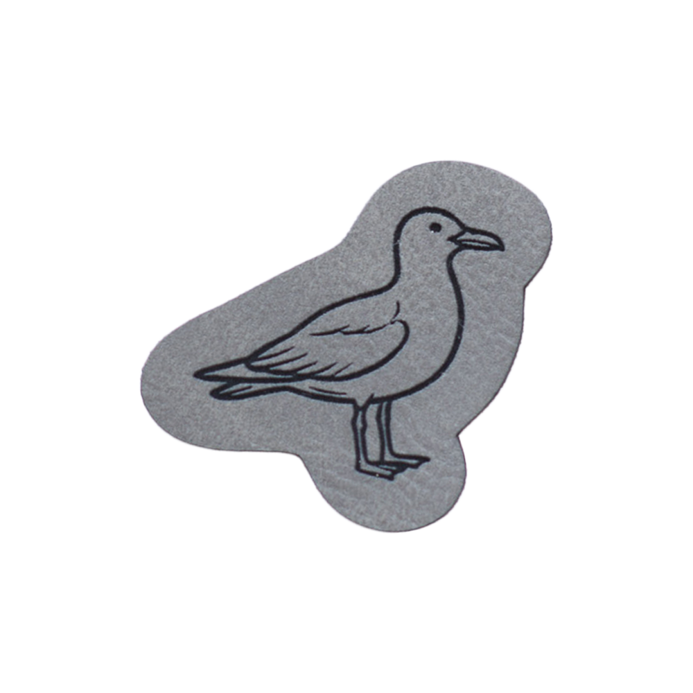 Kunstlederlabel "Möwe"