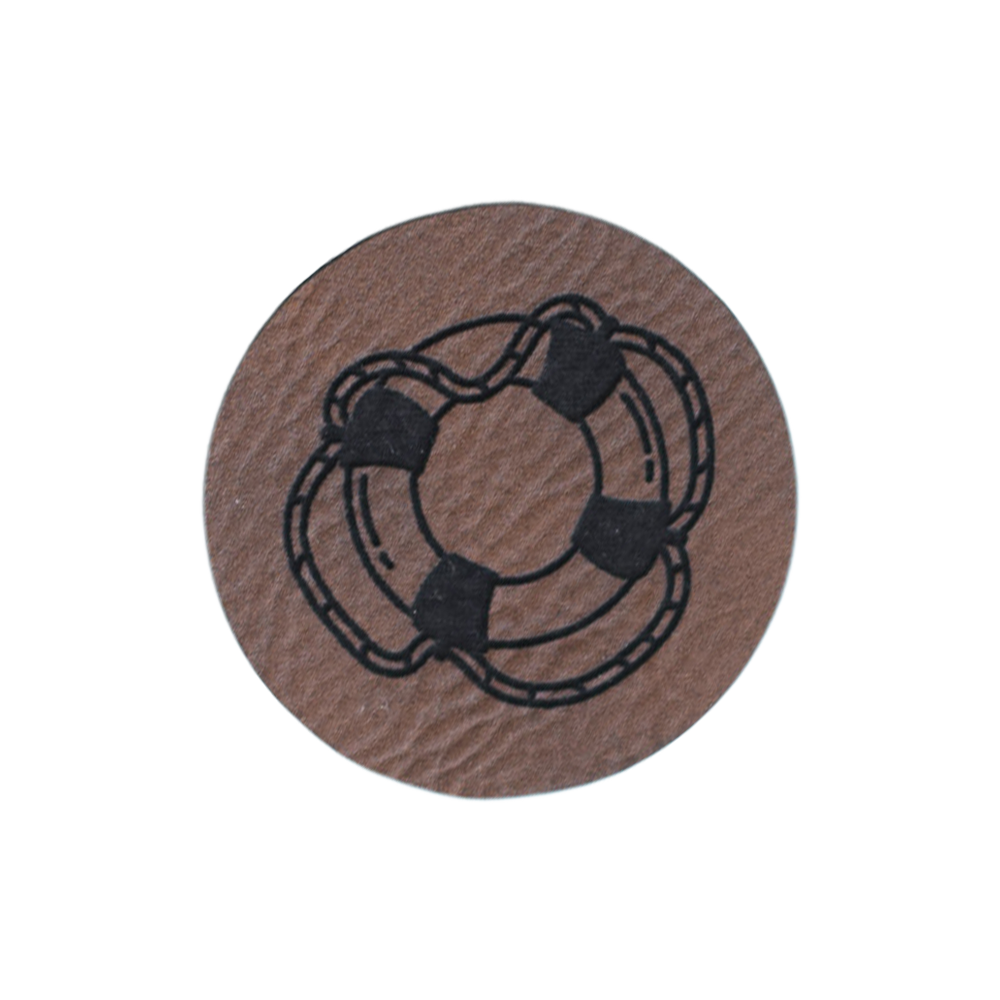 Kunstlederlabel "Rettungsring"