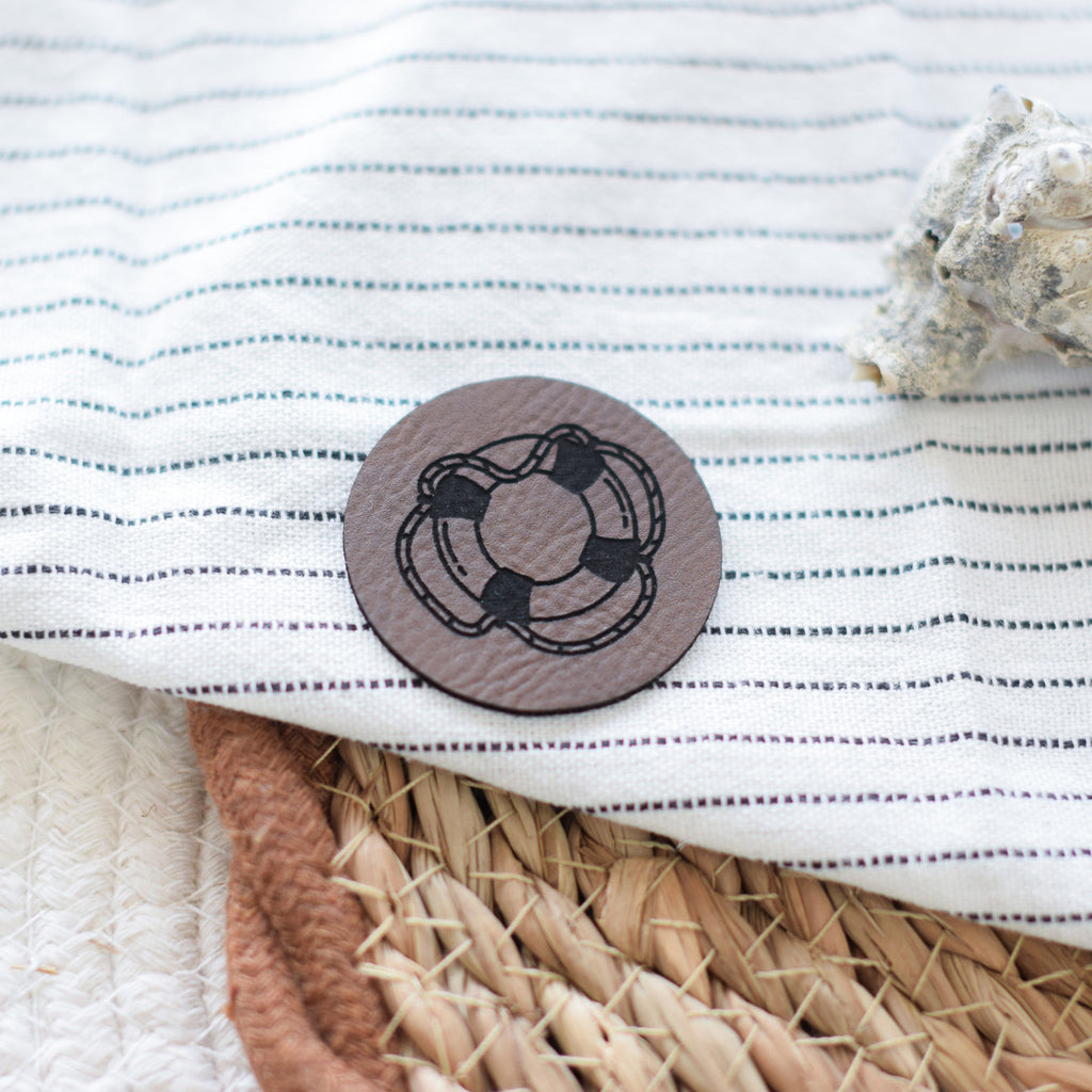 Kunstlederlabel "Rettungsring"