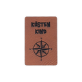 Kunstlederlabel "Küstenkind Kompass"