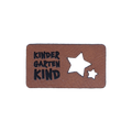 Kunstlederlabel "Kindergartenkind Sterne"