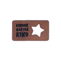 Kunstlederlabel "Kindergartenkind Stern"
