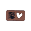 Kunstlederlabel "Kindergartenkind Herz"
