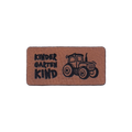 Kunstlederlabel "Kindergartenkind Traktor"