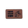 Kunstlederlabel "Kindergartenkind Einhorn"