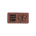 Kunstlederlabel "Kindergartenkind Schmetterling"