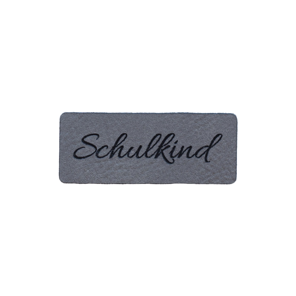 Kunstlederlabel "Schulkind"