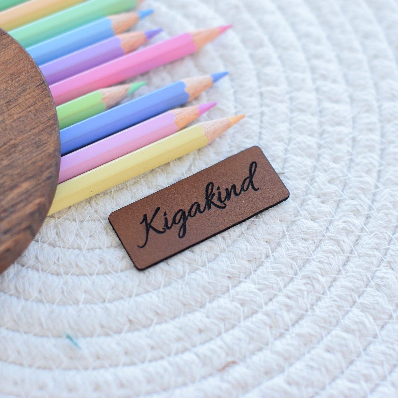 Kunstlederlabel "Kigakind"