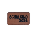 Kunstlederlabel "Schulkind 2026"