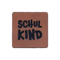 Kunstlederlabel "Schulkind"