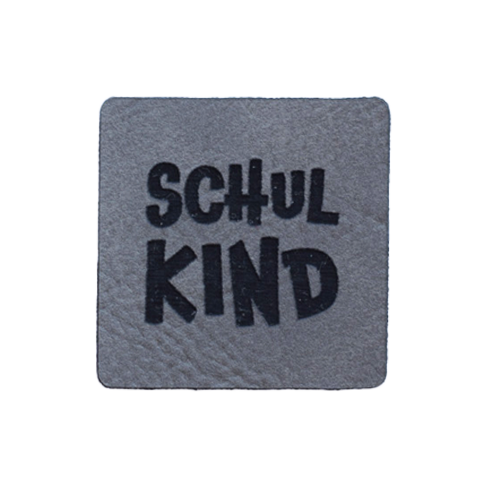 Kunstlederlabel "Schulkind"