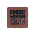 Kunstlederlabel "Kindergartenkind"