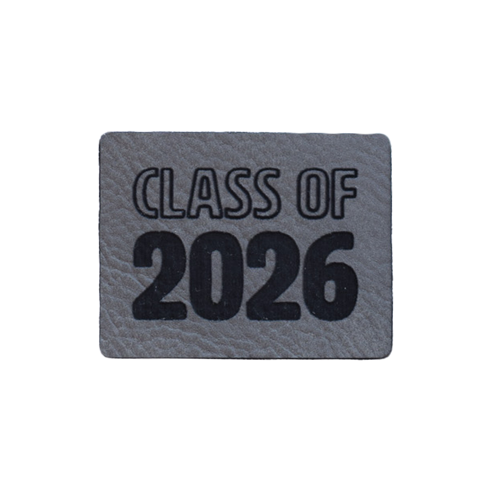 Kunstlederlabel "Class Of 2026"