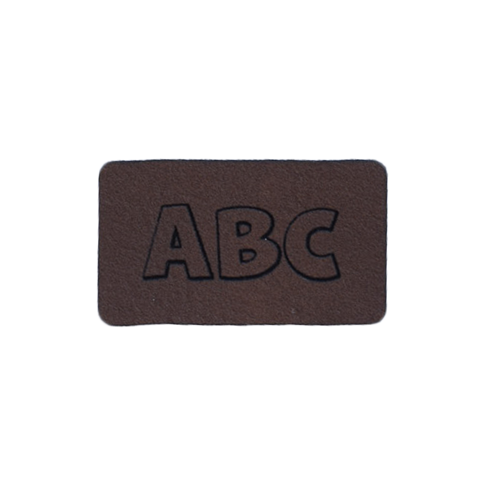 Kunstlederlabel "ABC"