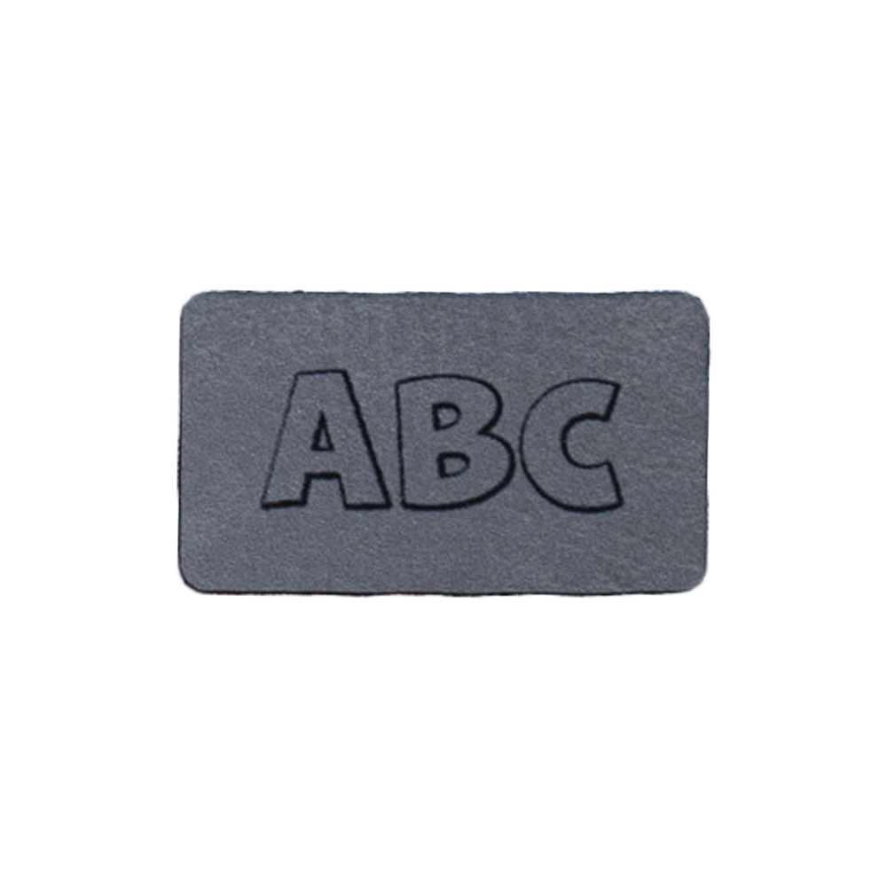 Kunstlederlabel "ABC"