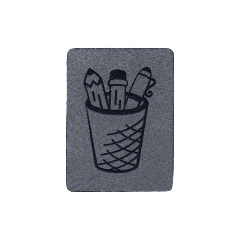 Kunstlederlabel "Stifte"