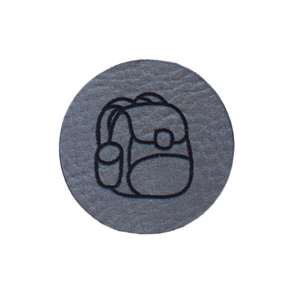 Kunstlederlabel "Schultasche"