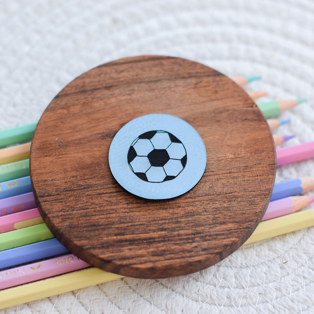 Kunstlederlabel "Fußball"