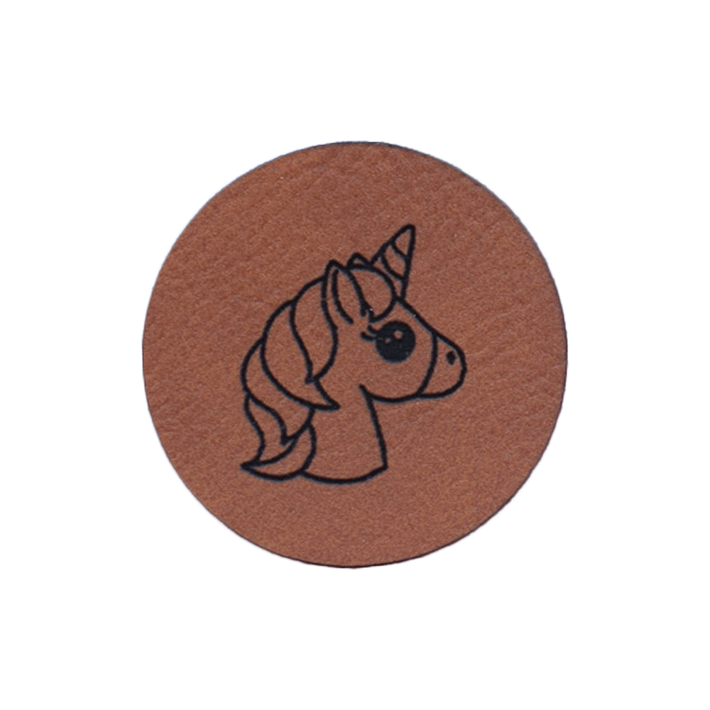 Kunstlederlabel "Einhorn"
