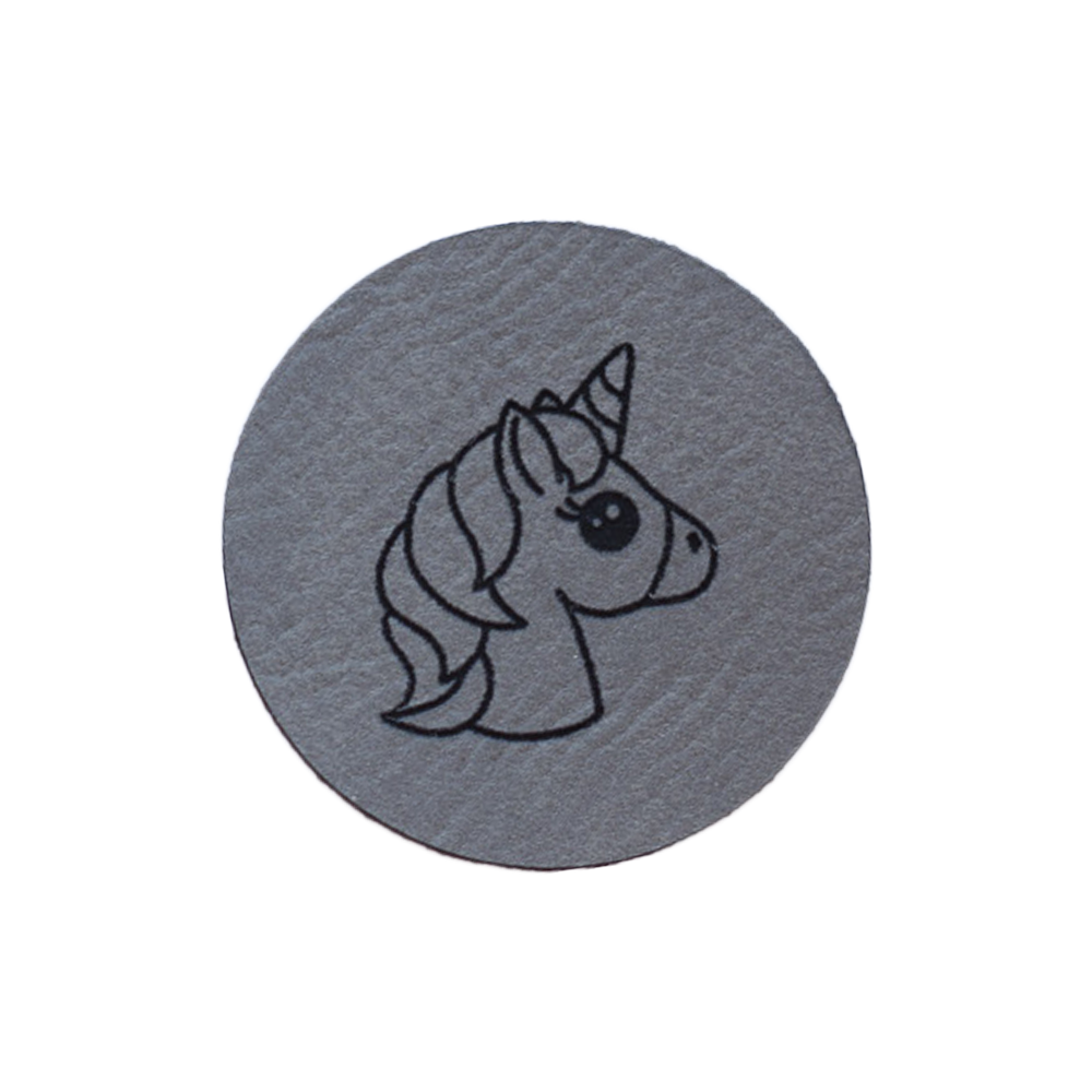 Kunstlederlabel "Einhorn"