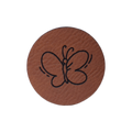 Kunstlederlabel "Schmetterling"