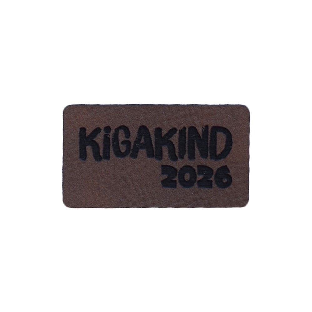 Kunstlederlabel "Kigakind 2026"