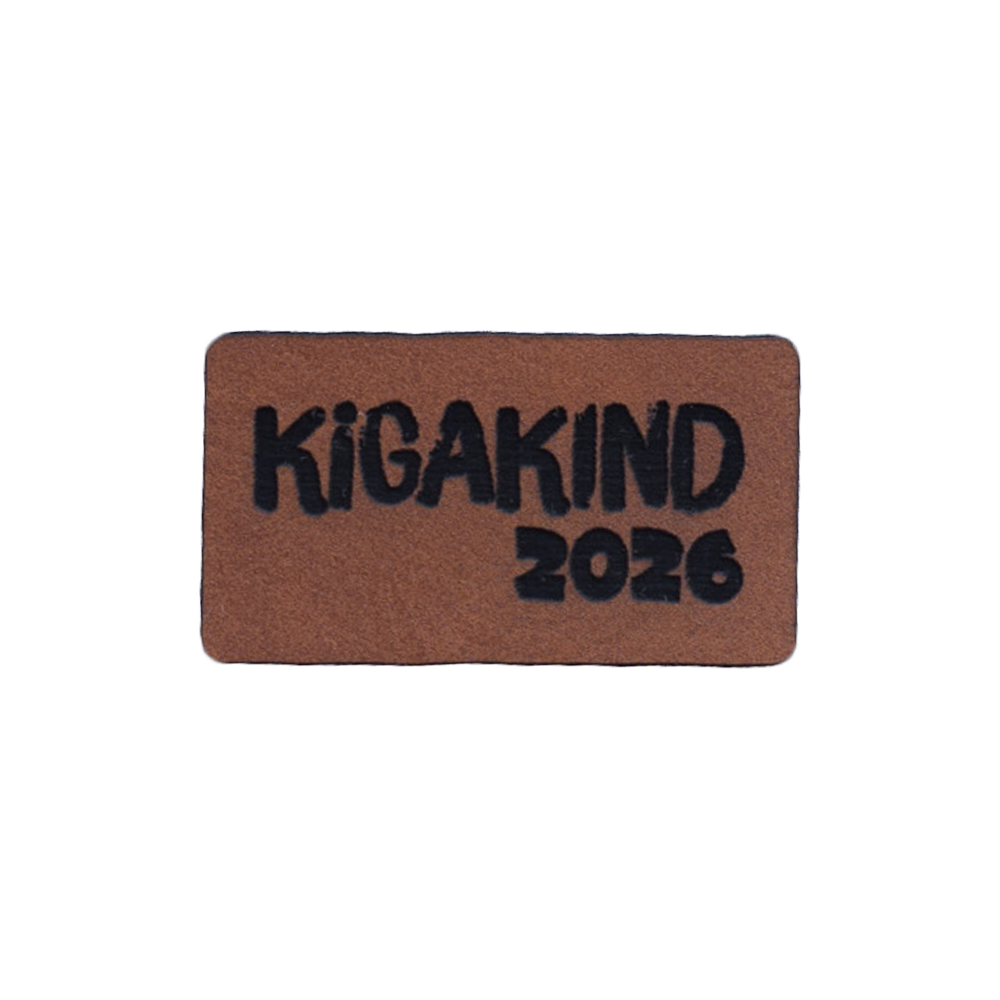 Kunstlederlabel "Kigakind 2026"