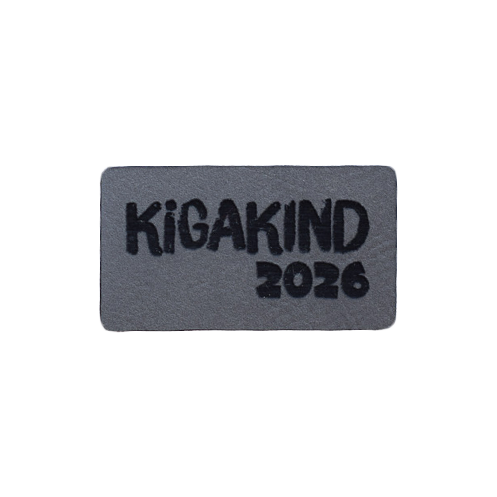 Kunstlederlabel "Kigakind 2026"