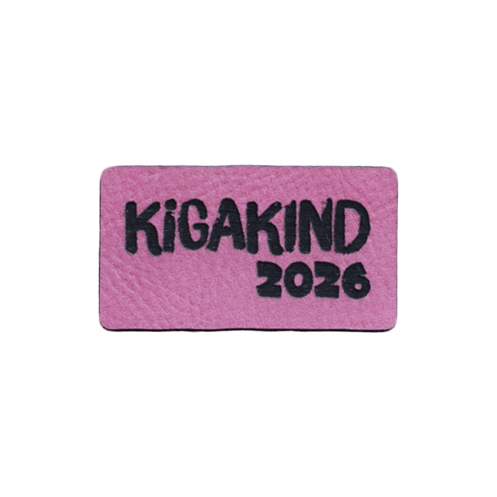 Kunstlederlabel "Kigakind 2026"