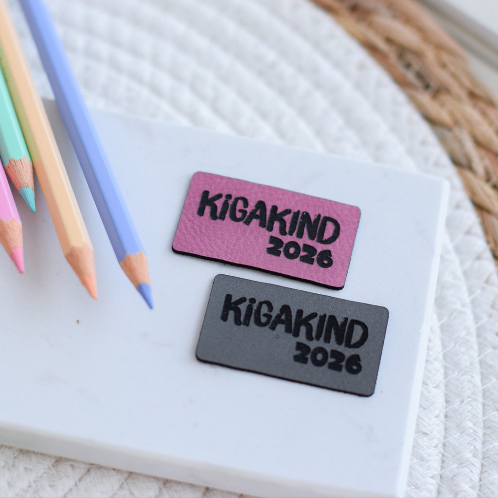Kunstlederlabel "Kigakind 2026"