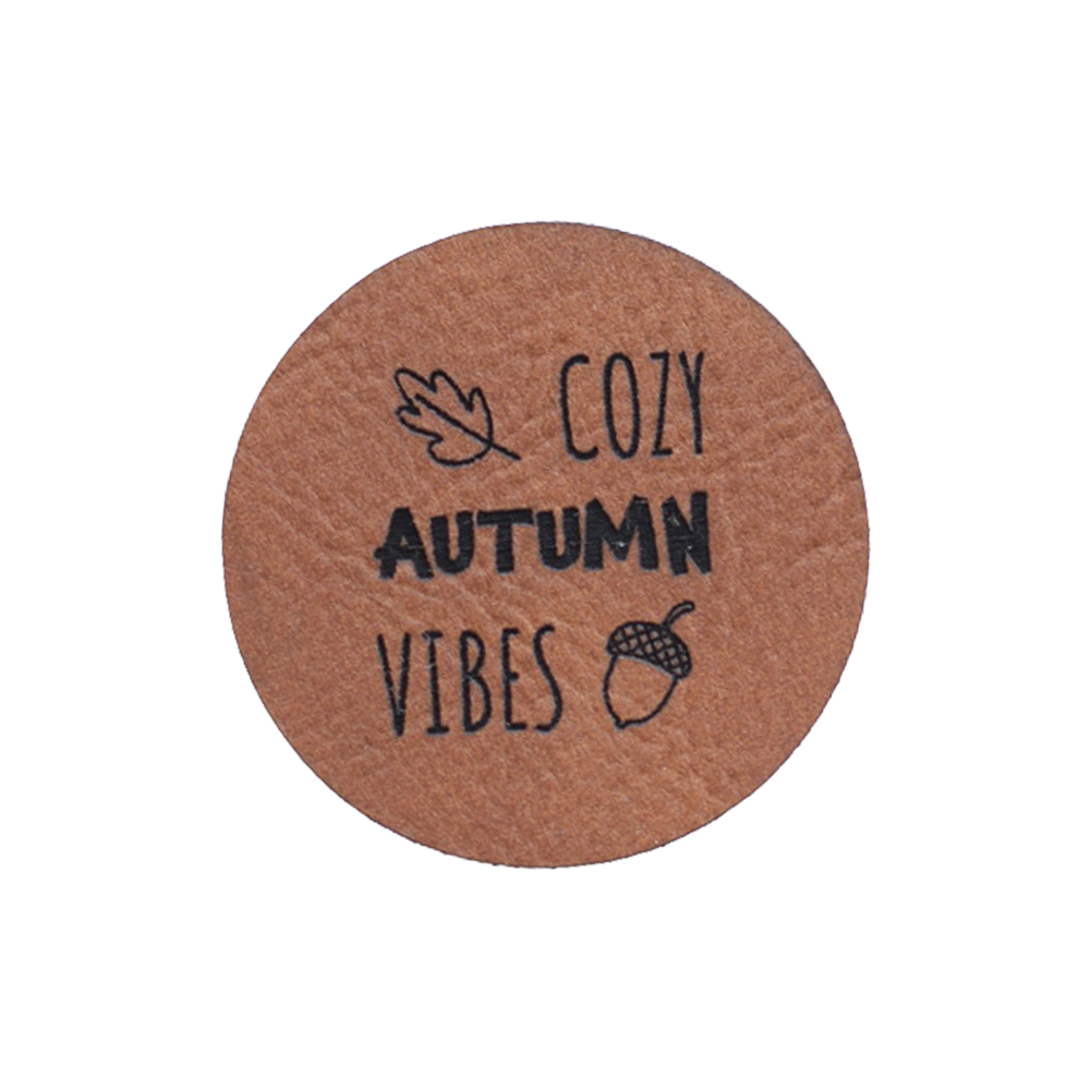 Kunstlederlabel "Cozy Autumn Vibes"