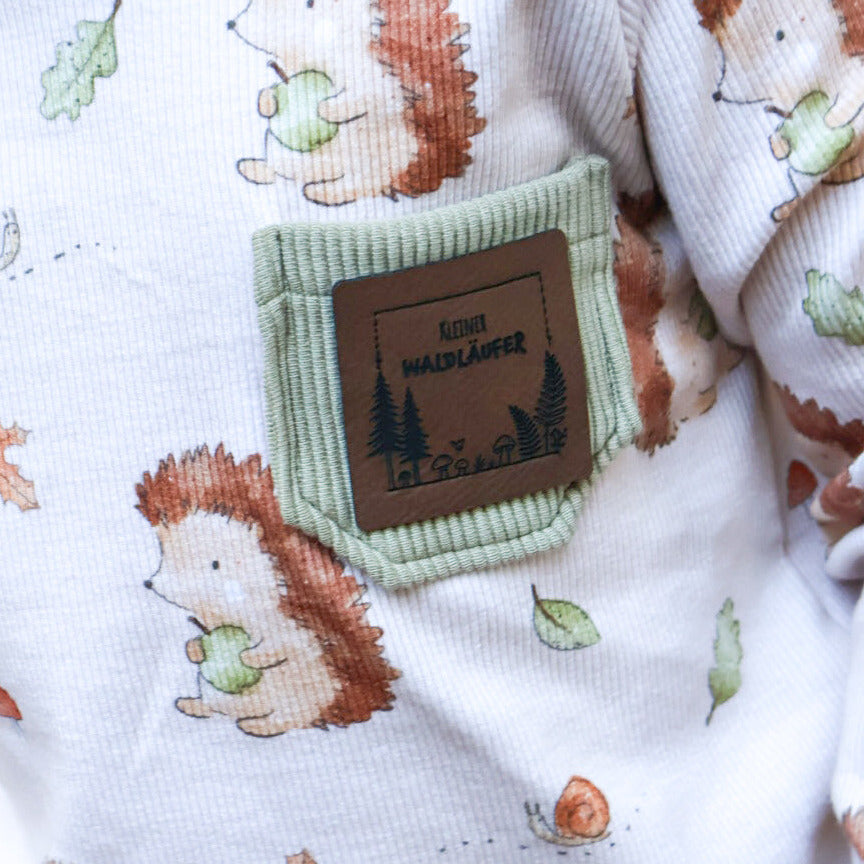 Kunstlederlabel "Kleiner Waldläufer"
