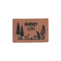 Kunstlederlabel "Herbstgefühle Wald"